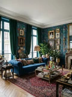 Living room in Maximalist style