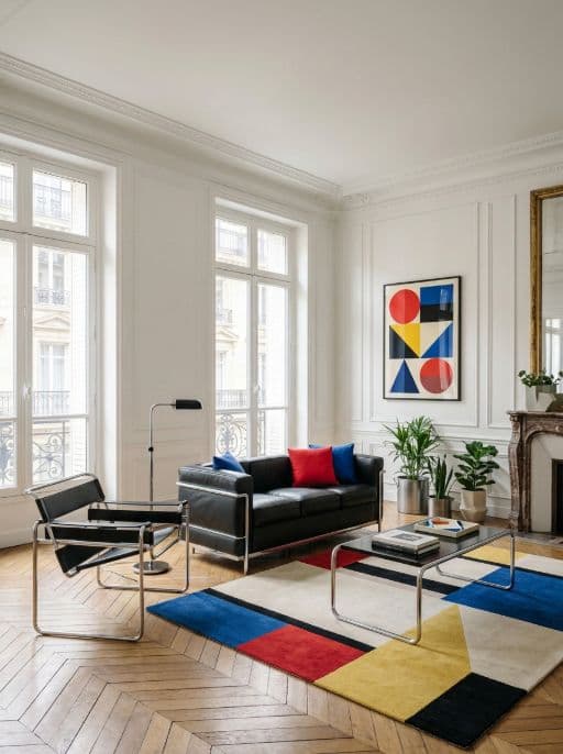 Room redesigned in Bauhaus style
