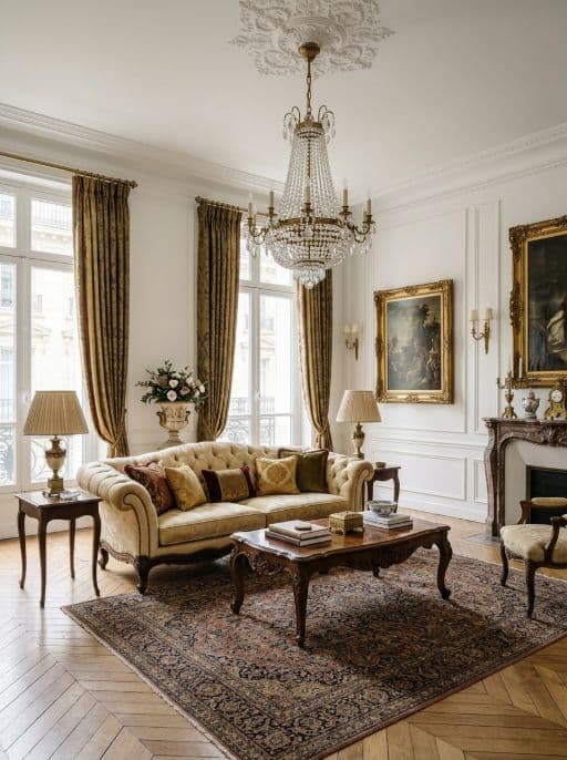 Room redesigned in Classic style