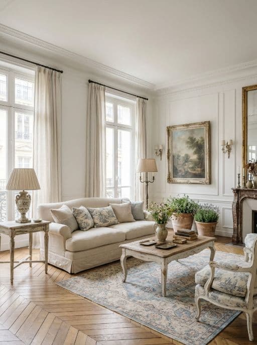 Room redesigned in French country style