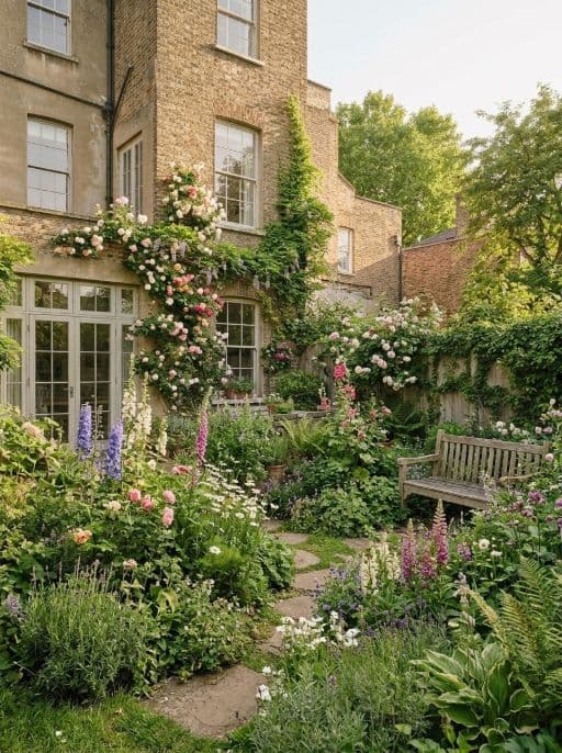 Room redesigned in Cottage garden style