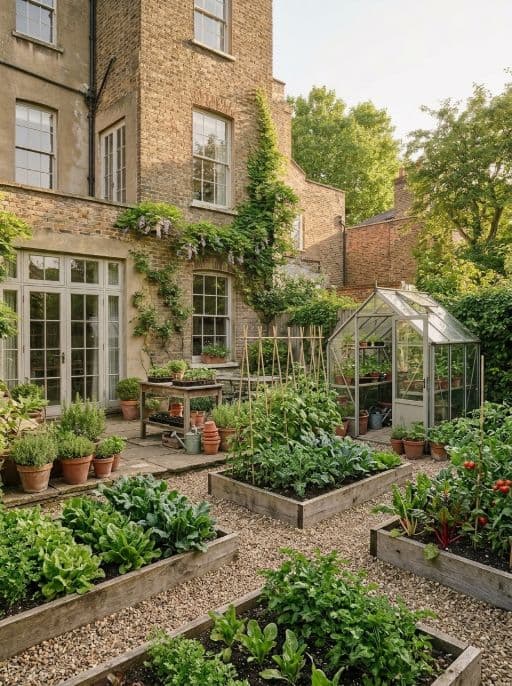 Room redesigned in Kitchen garden style