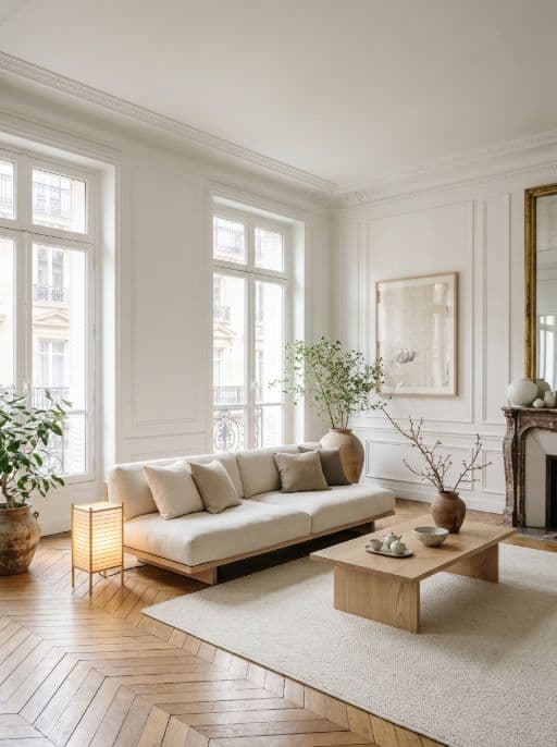 Room redesigned in Korean minimal style