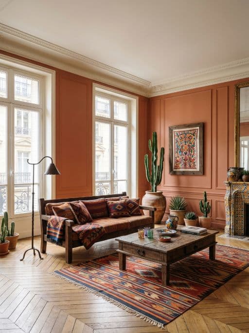 Room redesigned in Mexican style