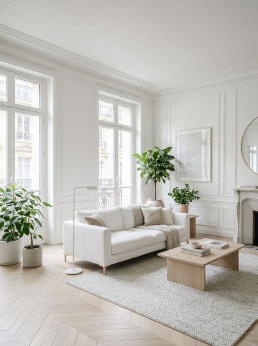 Room redesigned in Bright Nordic style