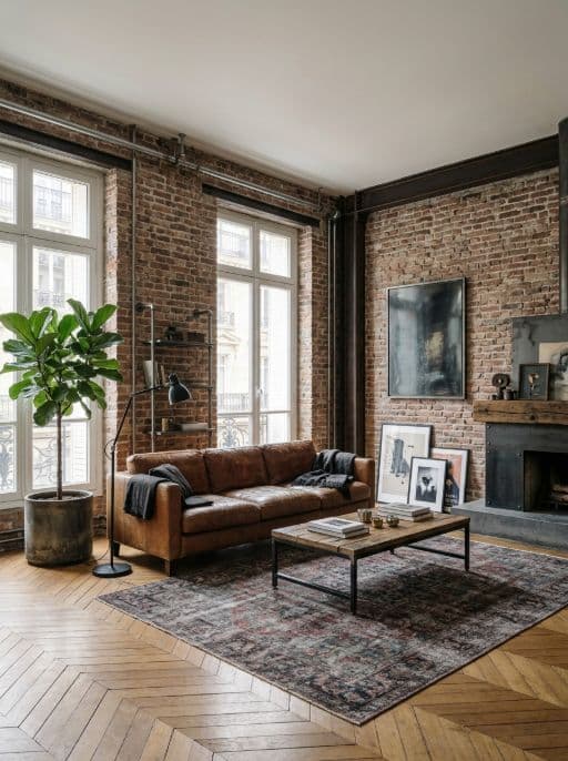 Room redesigned in New York loft style
