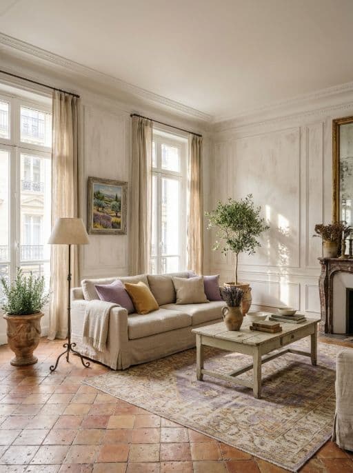 Room redesigned in Provençal style