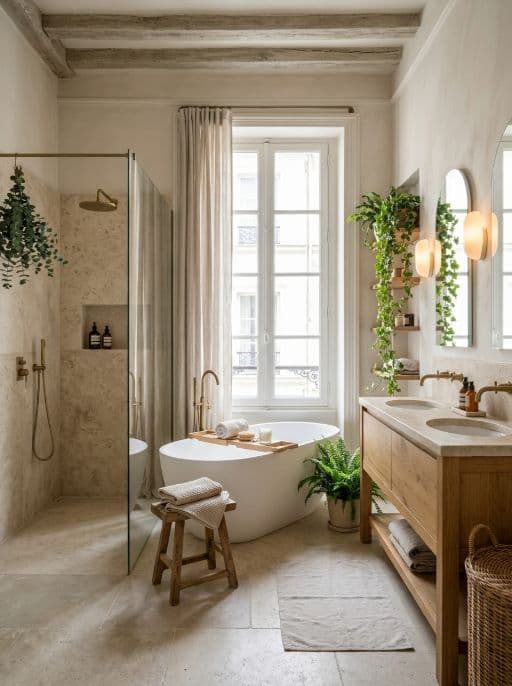 Room redesigned in Spa bathroom style