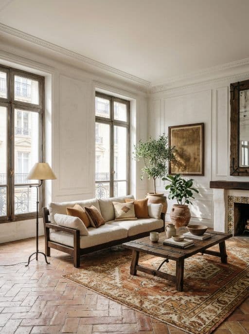 Room redesigned in Spanish hacienda style
